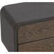 Koa 26 X 24 inch Charcoal Nightstand